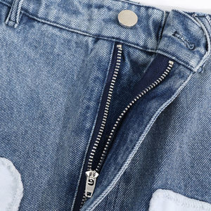 Pantalones Cortos de Mezclilla Elásticos para Hombre, Pantalones Cortos de Mezclilla Azules y Negros, Pantalones Cortos de Mezclilla para Hombre, Productos Personalizados - Product Image 2