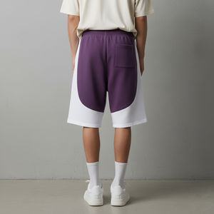 Premium Quality New Arrival Men's <b>Elastic</b> Waistband Sweat Fleece Solid Gym Shorts Custom Embroidery Logo Comfortable Mid Length - Product Image 5