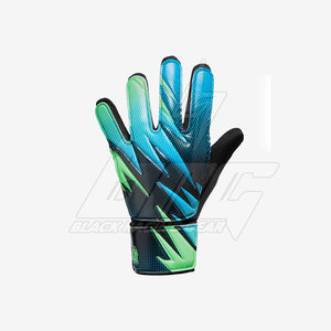 Football Goalkeeper <b>Gloves</b> with Customized Logo Custom German Contact Latex Palm High Grip Training Match OEM Factory - Product Image 2