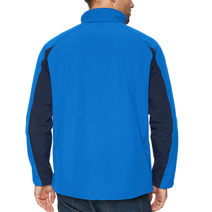 Chaqueta Softshell Personalizable de Dos Tonos |   Chaqueta Deportiva de Alto Contraste con Cierre Completo |   Ropa Impermeable y Cortavientos para Exteriores - Product Image 3