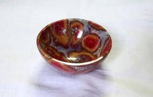 Cuenco de ágata de jaspe de océano de 2 "hecho por artesanos, artesanía de magnesia India para decoración interior distintiva - Product Image 2