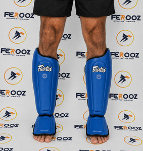 Espinilleras de Piel Sintética PU Color Púrpura con Protección para los Pies para Kickboxing, Muay Thai, Karate, Taekwondo, Entrenamiento y Artes Marciales - Product Image 3