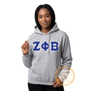Customized Zeta Phi Beta Winter Eco-Friendly Cotton Fleece Embroidered Front Logo Sorority High Quality Greek Apparel Women's - Product Image 1