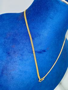 Collier Bismark en or massif 22K, chaîne fantaisie de style Delhi, tressé perlé, avec fermoir en S, bijou de corps traditionnel indien pour soirée - Product Image 3