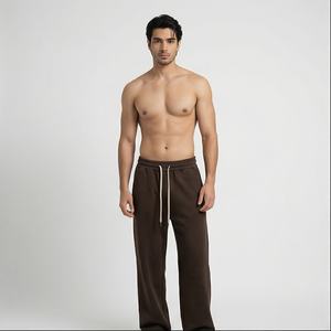 High Quality Women's Baggy Solid Color Sweatpants French Terry Acid Wash Sweatpants For Womens Work <b>Trousers</b> <b>Winter</b> <b>Trousers</b> <b>Men</b> - Product Image 1