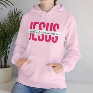 Sudadera del Equipo de Adoración a Jesús para Hombres, Mujeres y Jóvenes, de Algodón y Felpa, con Bordado Personalizado de Fábrica - Product Image 4