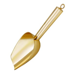 Cuillère à glace en métal doré de luxe, cuillère à glace en acier inoxydable de qualité supérieure, cuillère à glace professionnelle pour bar, cuisine, restaurant, restauration - Product Image 3