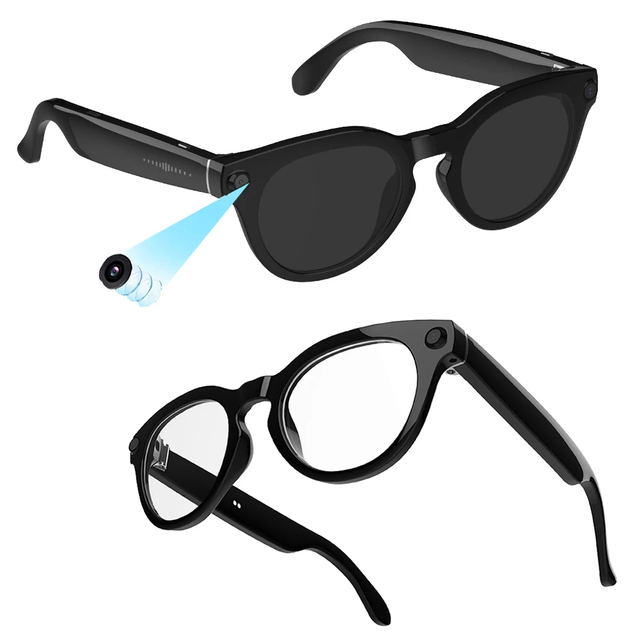 V03 Smart Glasses AI Camera Open Ear BT Audio WiFi Video Recording Voice Assistant Custom Logo Supplier Translation IP54