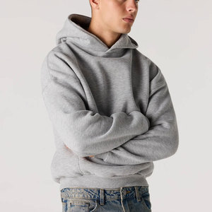 High Quality Custom Brand Low MOQ Heavyweight Pullover Hoodie 500GSM 100% Cotton Breathable Winter Printed No <b>String</b> Embroidery - Product Image 5