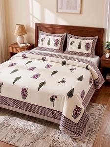 Vente flash : drap de lit king size, 2 taies d'oreiller réversibles, imprimé attrayant, toucher doux, meilleur prix du marché - Product Image 2