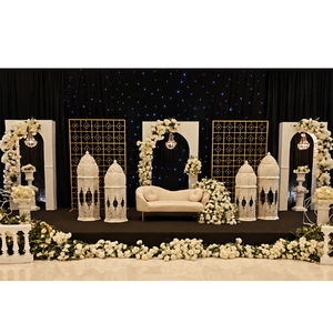 Moroccan Wedding Reception Party Stage Decor Toronto Luxury Moroccan Event Stage Backdrop for Wedding Reception USA - Product Image 1