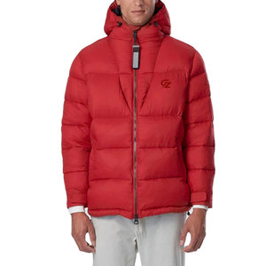 Factory Direct Sale New Arrival <b>Hooded</b> Front Logo Men's <b>Long</b> Sleeve Eco-Friendly <b>Puffer</b> Winter <b>Jacket</b> Customized Wholesale - Product Image 1