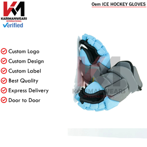 Gants de hockey sur glace OEM respirants et protecteurs pour l'entraînement et les matchs – Fournitures d'équipement - Product Image 3