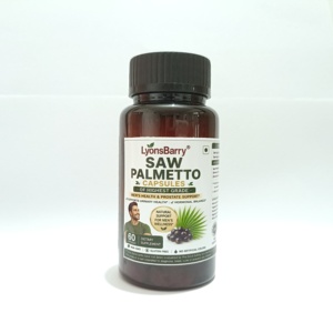 Cápsulas de Saw Palmetto para la Salud de la Próstata y el Apoyo Inmunológico, Suplemento Dietético para Adultos, 60 Cápsulas - Product Image 1
