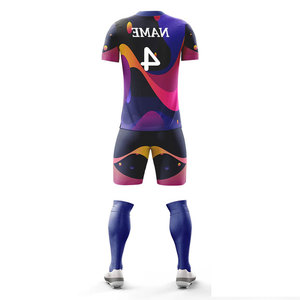 Soccer Suit Club Team Uniform Player Name Numbers Custom Logo <b>Compression</b> Sports Football Uniform Fully Sublimation Uniform - Product Image 6
