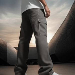 Pantalones de Algodón de la Mejor Calidad con Múltiples Bolsillos para Hombre, Pantalones para Uso en Exteriores, Pantalones Personalizados OEM, Diseños de Pantalones Casuales para Hombre - Product Image 4