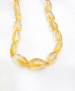 ซิทรินธรรมชาติทรงเหลี่ยมเจียระไน สำหรับทำเครื่องประดับอัญมณีชั้นดี สร้อยคอ - Product Image 2