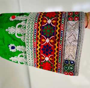 Designer Afghani Casual <b>Dresses</b> Bohemian Tribal Embroidered Festival Wear Premium Women's Fashion Outfit - Product Image 2