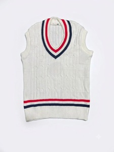 <b>Cricket</b> <b>Jumper</b> Wholesale V-Neck Sweater | OEM Team Custom Logo Supplier | Lightweight Durable Breathable 100% Polyester Unisex - Product Image 3