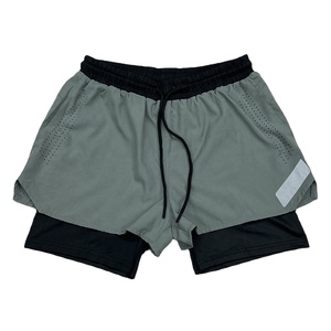 Gran oferta 2025, pantalones cortos de gimnasia azul real para niñas, pantalones cortos de alta calidad con cordón para correr, gimnasio, pantalones cortos de doble capa, Rash Guard - Product Image 1