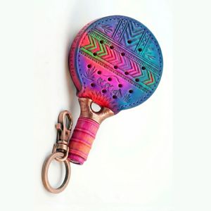 Llavero Personalizable de Goma con Forma de Raqueta de Tenis/Pádel, Logotipo Personalizado, Material Duradero, Tamaño Personalizado, Embalaje Personalizado, MOQ por Unidad para Eventos - Product Image 5