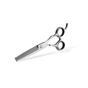 Ciseaux à effiler pour barbier en acier inoxydable de qualité A+ professionnels pour droitiers, couleur personnalisée, emballage personnalisé - Product Image 4