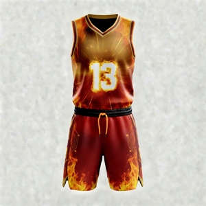 Ensemble maillot et short de basketball personnalisés imprimés par sublimation intégrale pour événements de marque et équipes sportives promotionnelles - Product Image 5