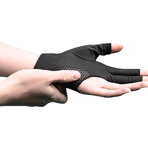 Guantes de Billar Personalizados OEM de Poliéster y Spandex, Impermeables, Transpirables, Antideslizantes, con Cierre de Gancho y Bucle, para Deportes al Aire Libre y Snooker - Product Image 2