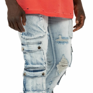OEM Service Custom Jeans <b>Pants</b> Fashionable Full Length Hip Hop Mid Waist New Arrival Winter And <b>Summer</b> Wear Denim <b>Pants</b> - Product Image 5