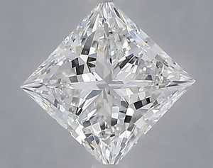 IGI Certificate 0.50 Carat CVD Lab Grown PRINCESS Cut Stunning <b>Diamond</b> E Color if Clarity GRA for Anniversary <b>Ring</b> - Product Image 6