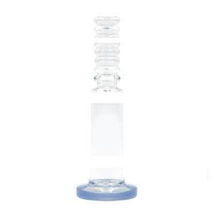 Cachimba de Vidrio Esmerilado Transparente Nova Hecha a Mano, Diseño Moderno y Ecológico, 1 Manguera, Hecho en India, Precio al por Mayor - Product Image 1