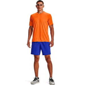Camiseta de Manga Corta para Hombre, Color Gris Claro, Cuello Redondo, Corte Regular, Tejido Jersey de Secado Rápido, Color Sólido, Ropa Casual - Product Image 6