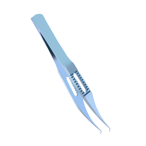 Pince micro-pincette Colibri bleue en titane, 7,5 cm, pour ophtalmologie chirurgicale et précision - Product Image 6