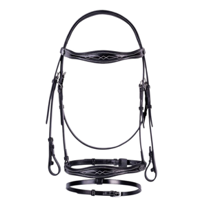 Al por mayor: Brida de cuero para caballo con ceñilla de brillo y cabezada con costuras decorativas, equipo ecuestre OEM, fabricante de aparejos, personalizado ADIBA - Product Image 4