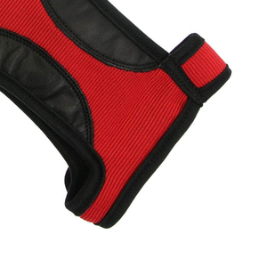 Gants de tir à l'arc en cuir à 3 doigts, gants de protection réglables, confortables pour les sports de plein air, OEM - Product Image 6