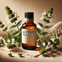 Huile Essentielle d'Hysope Naturelle en Gros pour Exportateurs – Idéale pour Diffuseurs, Huiles de Bain et Remèdes à Base de Plantes