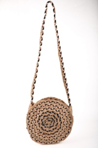 Bolso Bandolera de Yute Estilo Bohemio Ecológico para Mujer, Diseño Cruzado TYNTRA, Tendencia 2026, Ideal para Fiestas en la Playa - Product Image 2