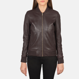 <b>Women's</b> Faux Leather Moto Biker <b>Jacket</b> Woven <b>Tweed</b> Windproof Waterproof Faux Fur Lining Front Logo Winter - Product Image 5