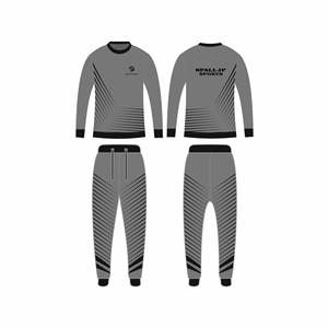 Conjunto Deportivo Personalizado con Logotipo, Sudadera y Pantalones de Felpa de Algodón para Hombre, Unisex, 100% Algodón - Product Image 4