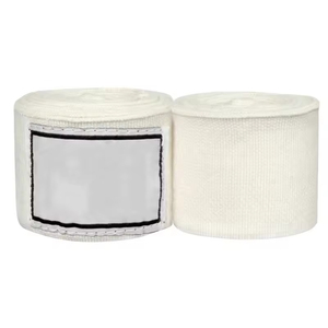Cotton Durable Boxing Hand Wraps White Comfortable Fit All Seasons Gym <b>Training</b> Use - Product Image 2