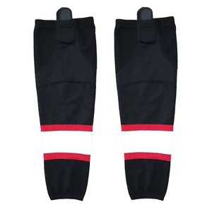 Calcetines de Hockey sobre Hielo de Alta Calidad al por Mayor para Hombre, Color Negro-Blanco-Rojo, Calcetines de Hockey sobre Hielo Profesionales Personalizados 2026 - Product Image 1