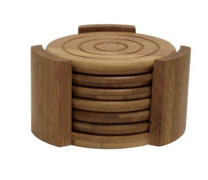 Customized Solid Wooden Coaster Household Dining Room <b>Mat</b> Hollowed Out Wooden Coaster Bowl <b>Mat</b> <b>Plate</b> - Product Image 2