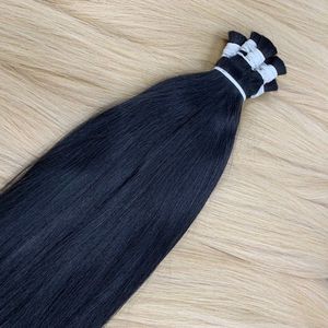 Nicehair Viet Nam Extensiones de cabello Remy virgen de alta calidad al por mayor Extensiones a granel de ondas naturales suaves y sedosas y ondas rectas - Product Image 1