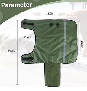 Abrigo de tela Oxford hecho a medida para terneros, a prueba de viento, con protección para vientre y cuello, acolchado, para ganado, cabras y ovejas, manta cálida. - Product Image 2