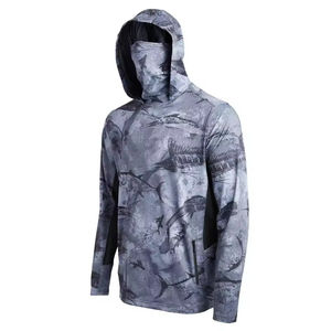 Haut de gamme tendance OEM, nouveau sweat à capuche de pêche imperméable UPF 50 imprimé par sublimation, respirant, séchage rapide, léger, manches longues - Product Image 3