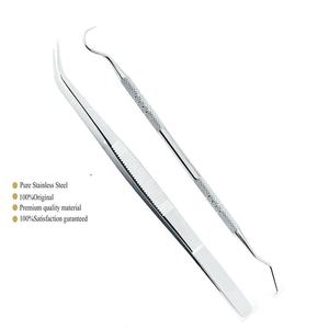 Mejor Precio: Set de 3 Instrumentos Dentales Manuales Básicos (Explorador y Pinzas College), Certificación CE, Conformidad MOL, Herramientas Quirúrgicas Clase I - Product Image 1