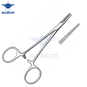 คีมหนีบหลอดเลือดฮัลสเตด-มอสกีโต 10 ซม. / 4 นิ้ว แบบตรงธรรมดา สำหรับห้ามเลือด คีมผ่าตัด เหล็กกล้าไร้สนิมคุณภาพสูง - Product Image 5