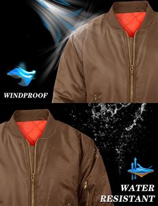 Bomber Jacket Men's Polyester Embroidered Flight Jacket Custom Logo Premium Quality OEM ODM Bulk Manufacturer <b>Comfy</b> Wear - Product Image 5