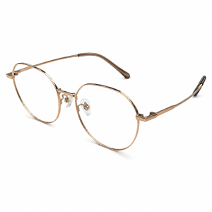 Monture de lunettes en titane anti-lumière bleue UV420, ronde, à monture complète, légère, en titane pur, sur mesure, OEM - Product Image 2