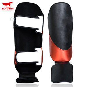 Wholesale Elastic Shin Instep Guard for Martial Arts Padded Shin in <b>Step</b> Karate <b>Protector</b> Made of Durable Rubber PU Material - Product Image 2